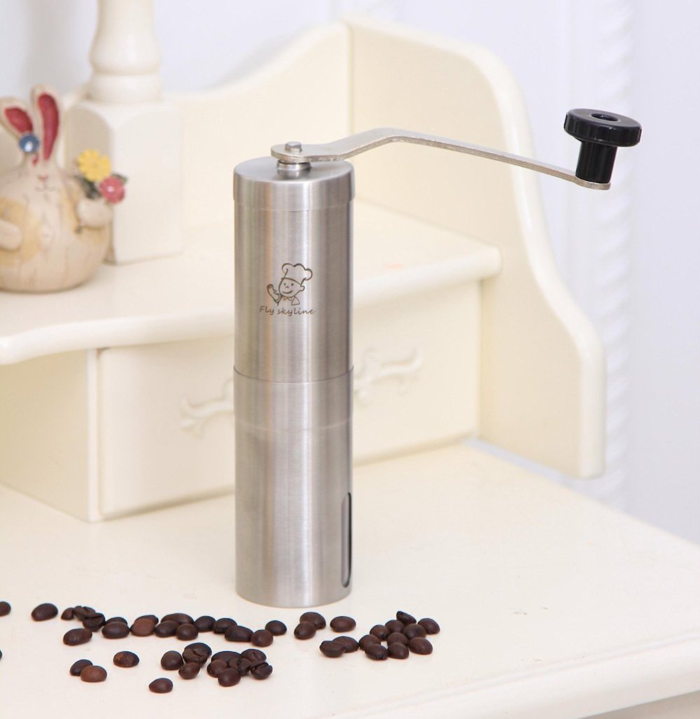 Fly Skyline Stainless Steel Manual Coffee Grinder Perfect Coffee
