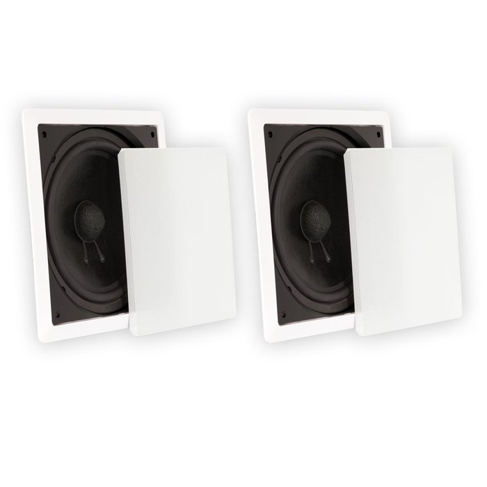 Theater Solutions TS1000 Passive 10" Home Theater In Wall Subwoofers 2 Sub Set free image download