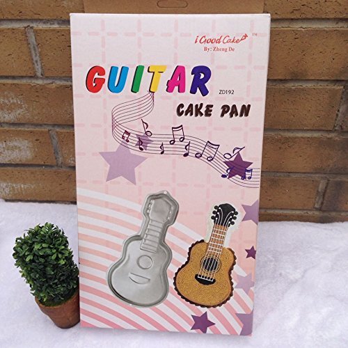 Anyana Violin Guitar Birthday Cake Pan Tin Mould Aluminium Decorating