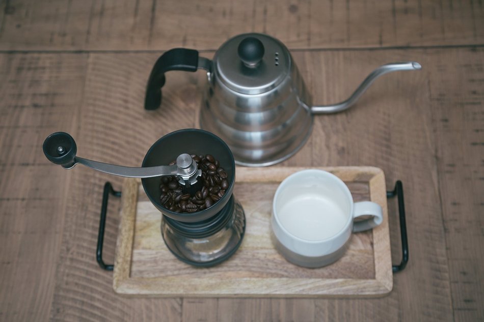 Freedi Large Capacity Manual Coffee Grinder French Press 100g For