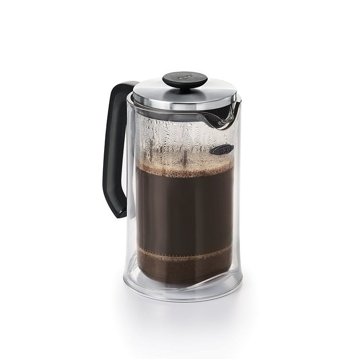 OXO Good Grips Impact Double Wall French Press, Clear N4 free image