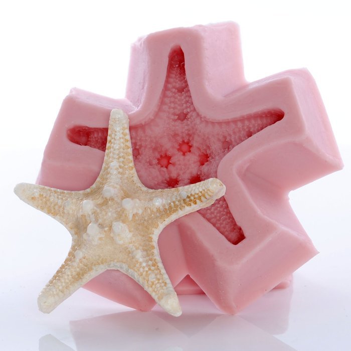Nobby Star Fish Silicone Mold Food Safe Fondant, Chocolate, Candy