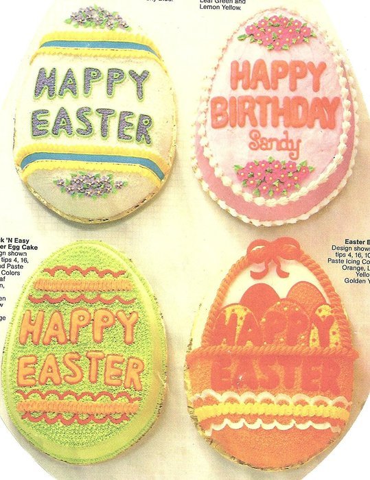 Wilton Easter Egg/Happy Easter Egg Cake Pan (5023495, 1983) N2 free