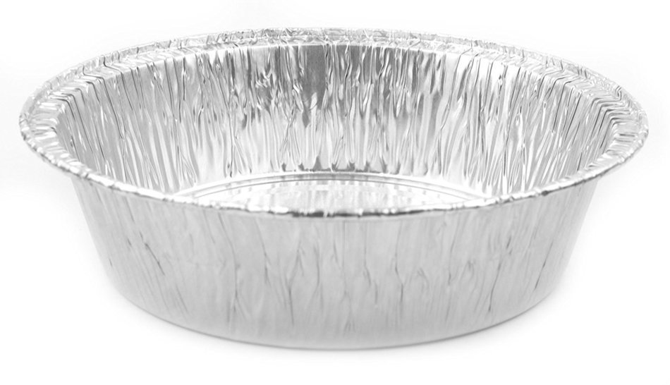 Disposable Foil 6" Tart Pan, Round Baking Pan, Aluminum Pot Pie Pan