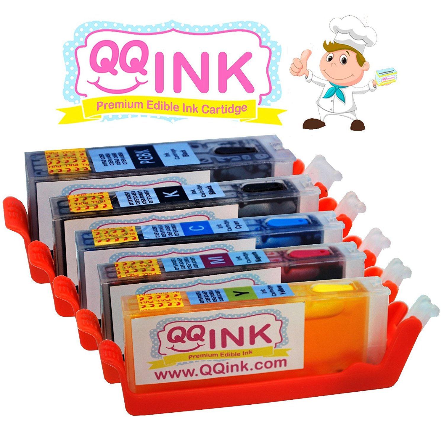 REFILLABLE Edible Ink Cartridge for Canon HiYield PGI 250 CLI 251