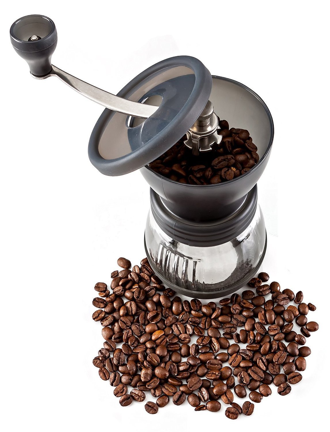 PuTwo B0140MSTO2 Coffee Grinder Burr Stainless Steel with Ceramic Hand