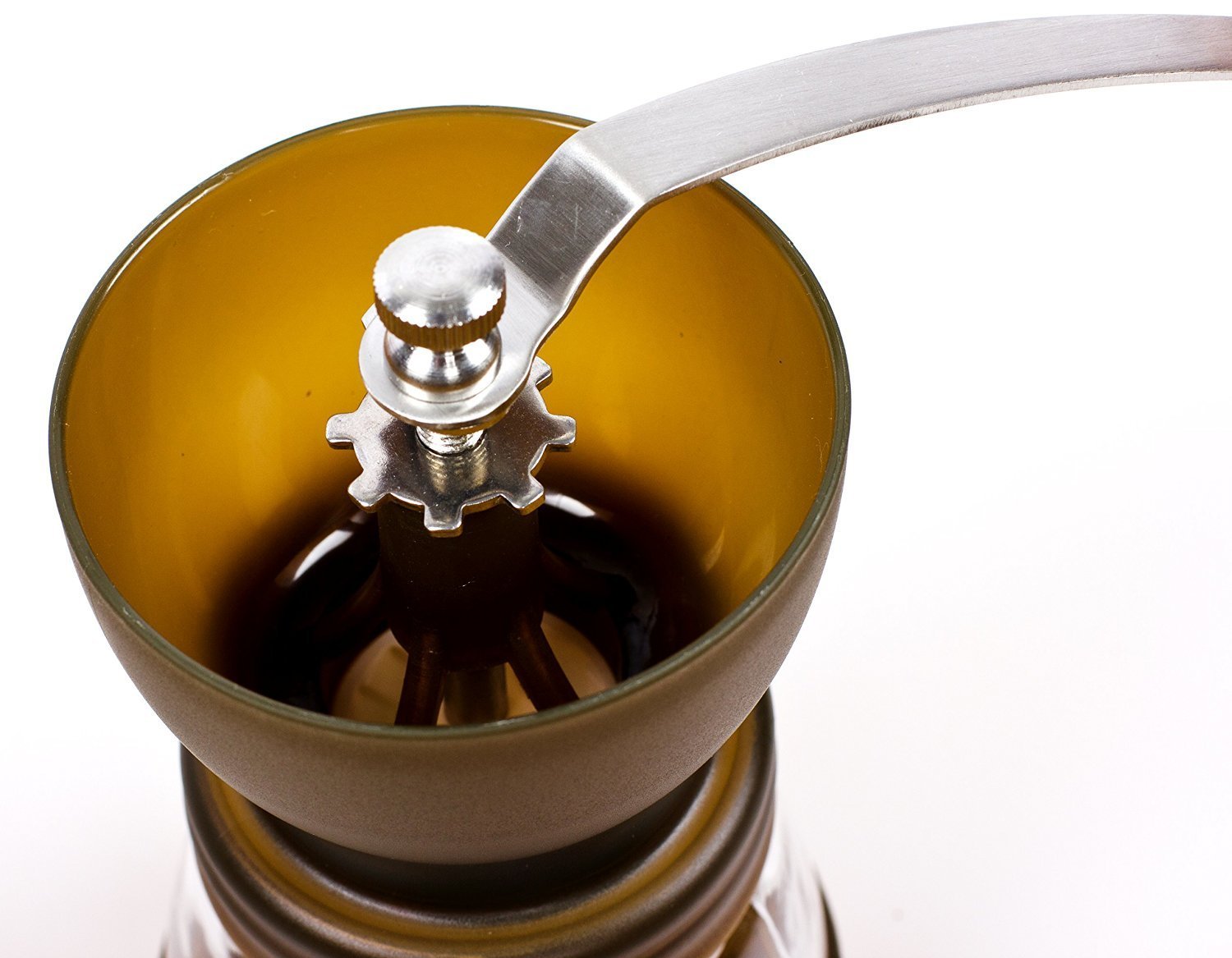 PuTwo B0140MSTO2 Coffee Grinder Burr Stainless Steel with Ceramic Hand