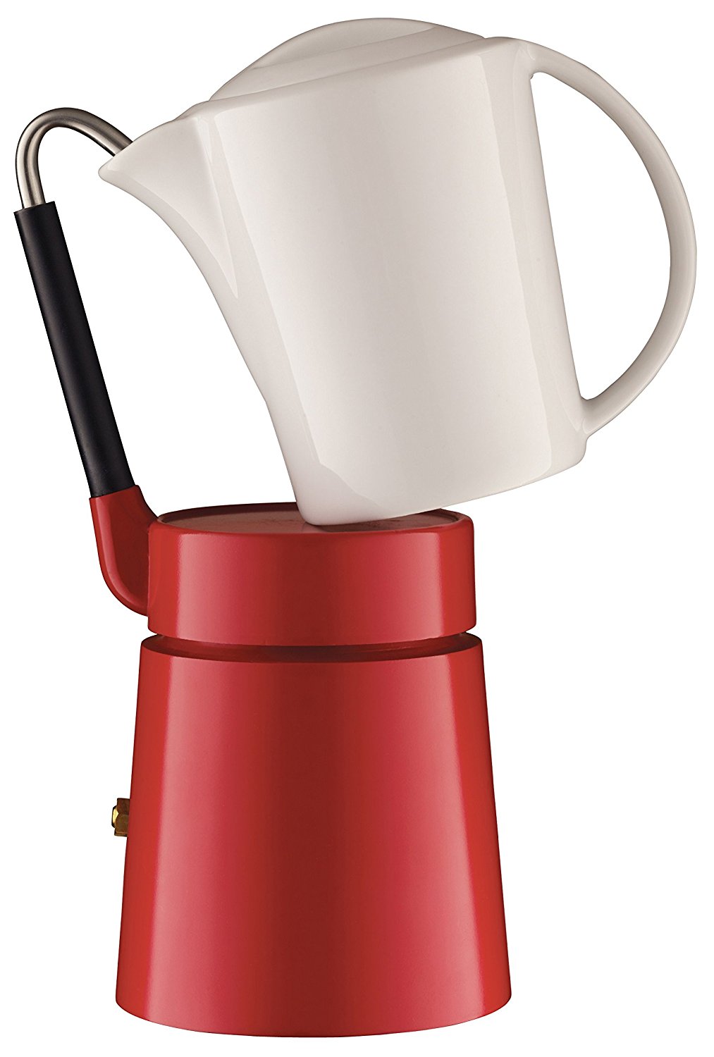 Aerolatte Cafe Porcellana Stove Top Espresso Maker, 4Cup, Black N7 free image download