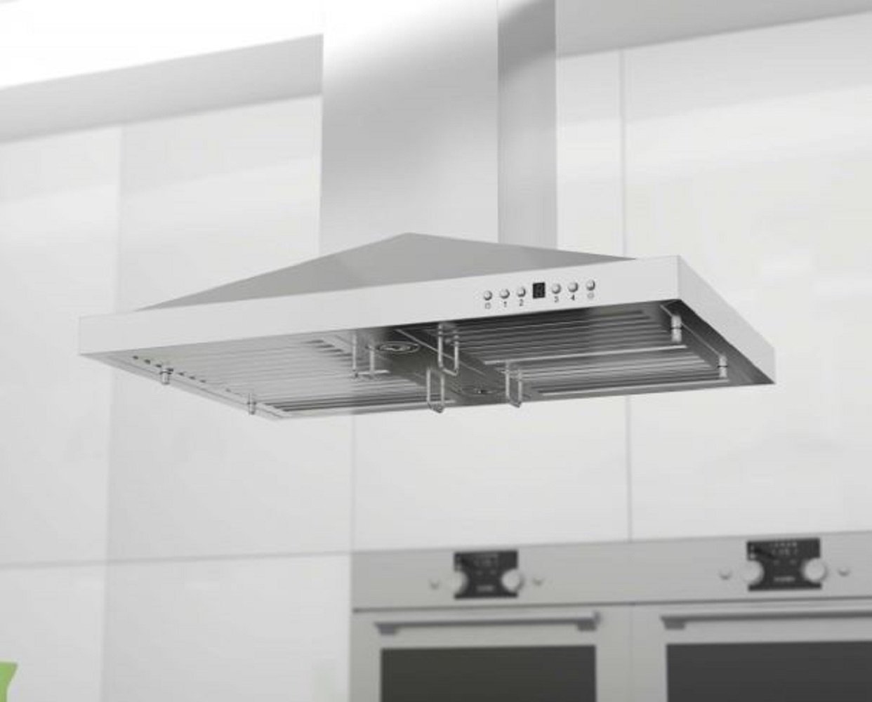 Z Line GL1i30 Stainless Steel Island Mount Range Hood, 30Inch N2 free