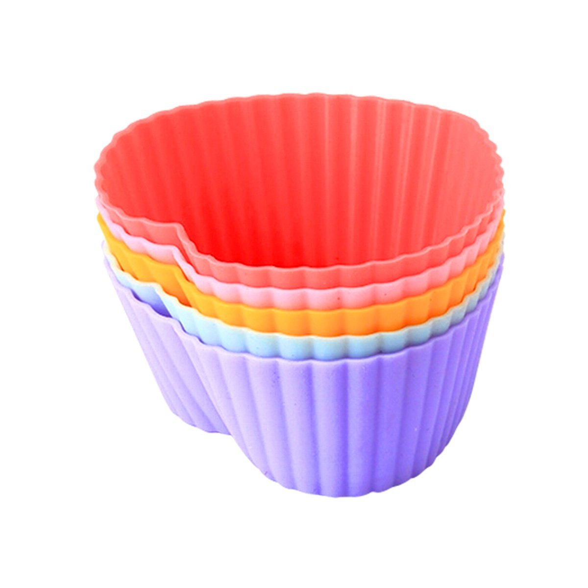 Premium Reusable Mini Silicone Baking Cups Cupcake Liners Muffin Cake