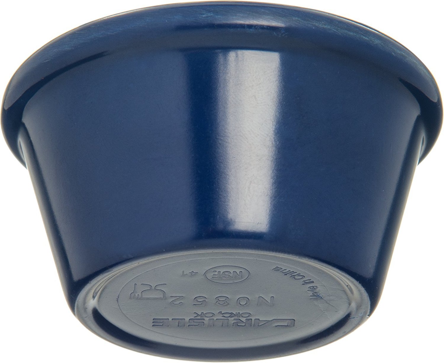 Carlisle 085260 Melamine Smooth Ramekin, 2Ounce Capacity, Cobalt Blue