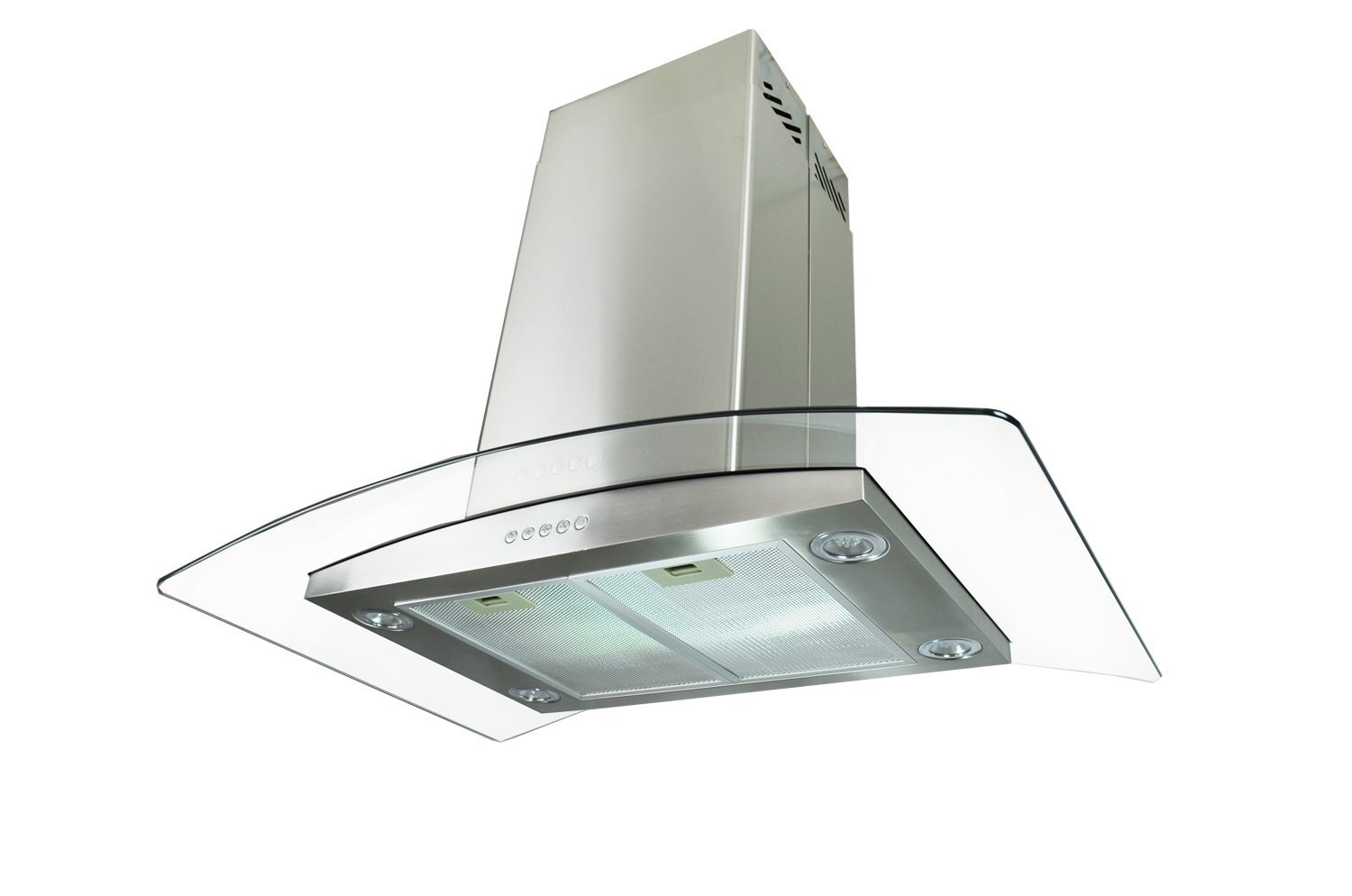 Golden Vantage Stainless Steel 36" Euro Style Island Mount Range Hood