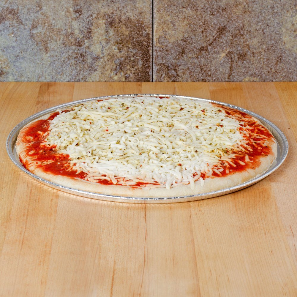 Durable Packaging 800030 Disposable Aluminum Pizza Pan, 12" (Pack of