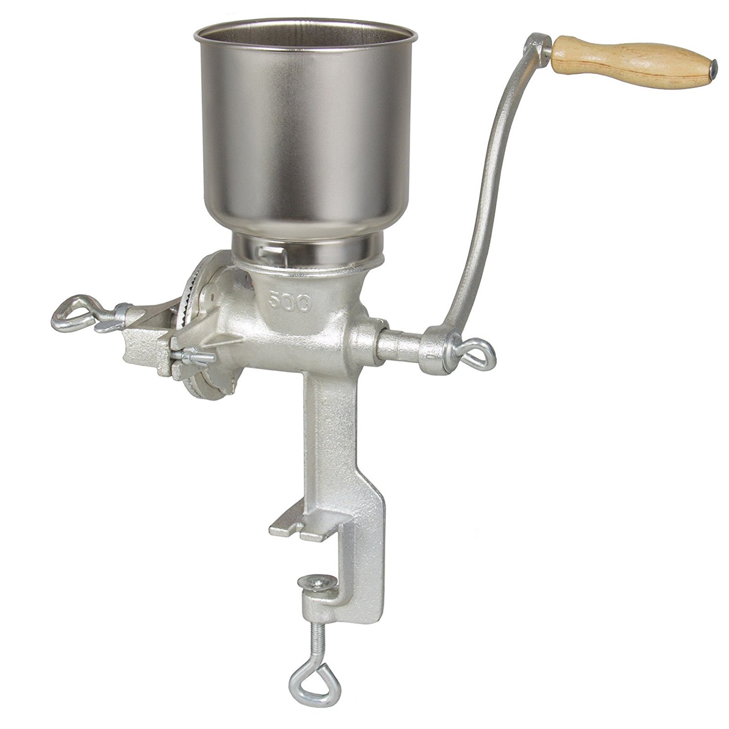 Corn Wheat Grinder Cast Iron Big Hopper Grain Grinder Manual Home