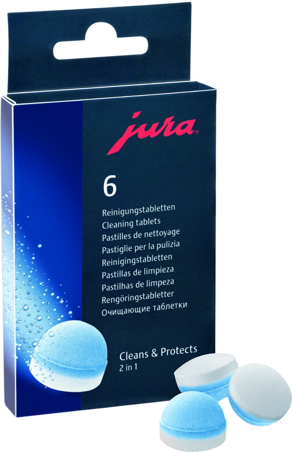 Jura Cleaning Tablets for all Jura Automatic Coffee Centers, 6Count N2