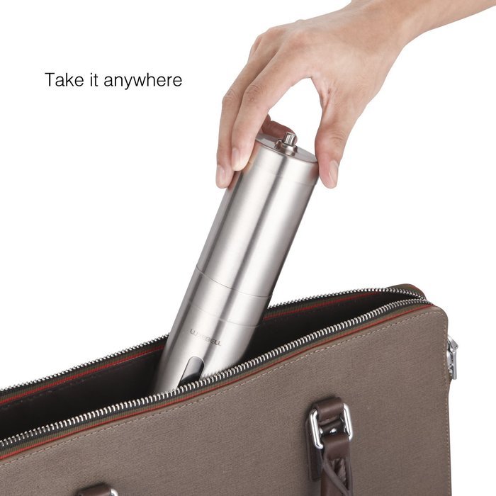 Luxebell Manual Coffee Grinders Made of Stainless Steel Rotating Handle