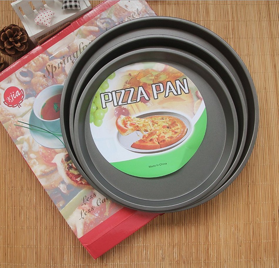 Meleg Otthon Heavy Duty Deep Dish Round Pizza Pan Cast