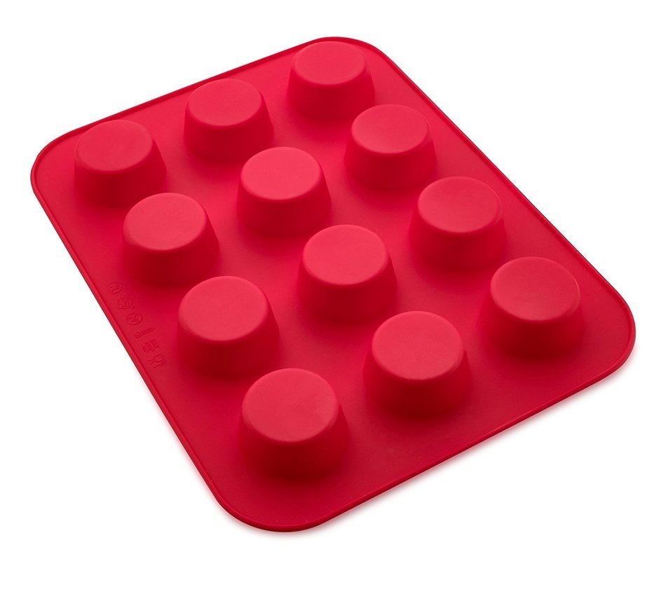 Small Silicone Mini Muffin Pans NonStick Bakeware for Muffins, Cakes