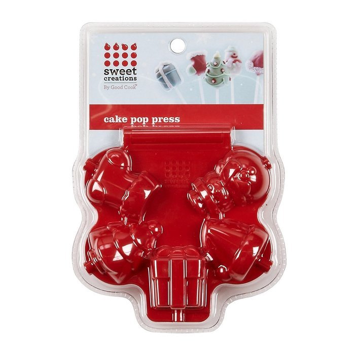 Sweet Creations Christmas Cake Pop Press Mold, Red N2 free image download