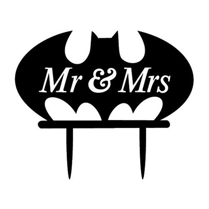Ecape Creative Mr and Mrs Personalized Wedding Cake Toppers Deer Cake