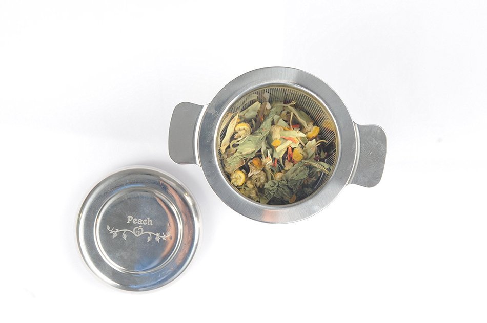 Loose Leaf Tea Infuser Stainless Steel [FREE Cute Silicon Tea