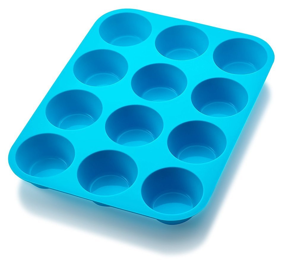 Small Silicone Mini Muffin Pans NonStick Bakeware for Muffins, Cakes
