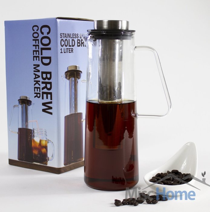 Cold Brew Coffee Maker 1 Liter Iced Coffee Maker Borosilicate Cold