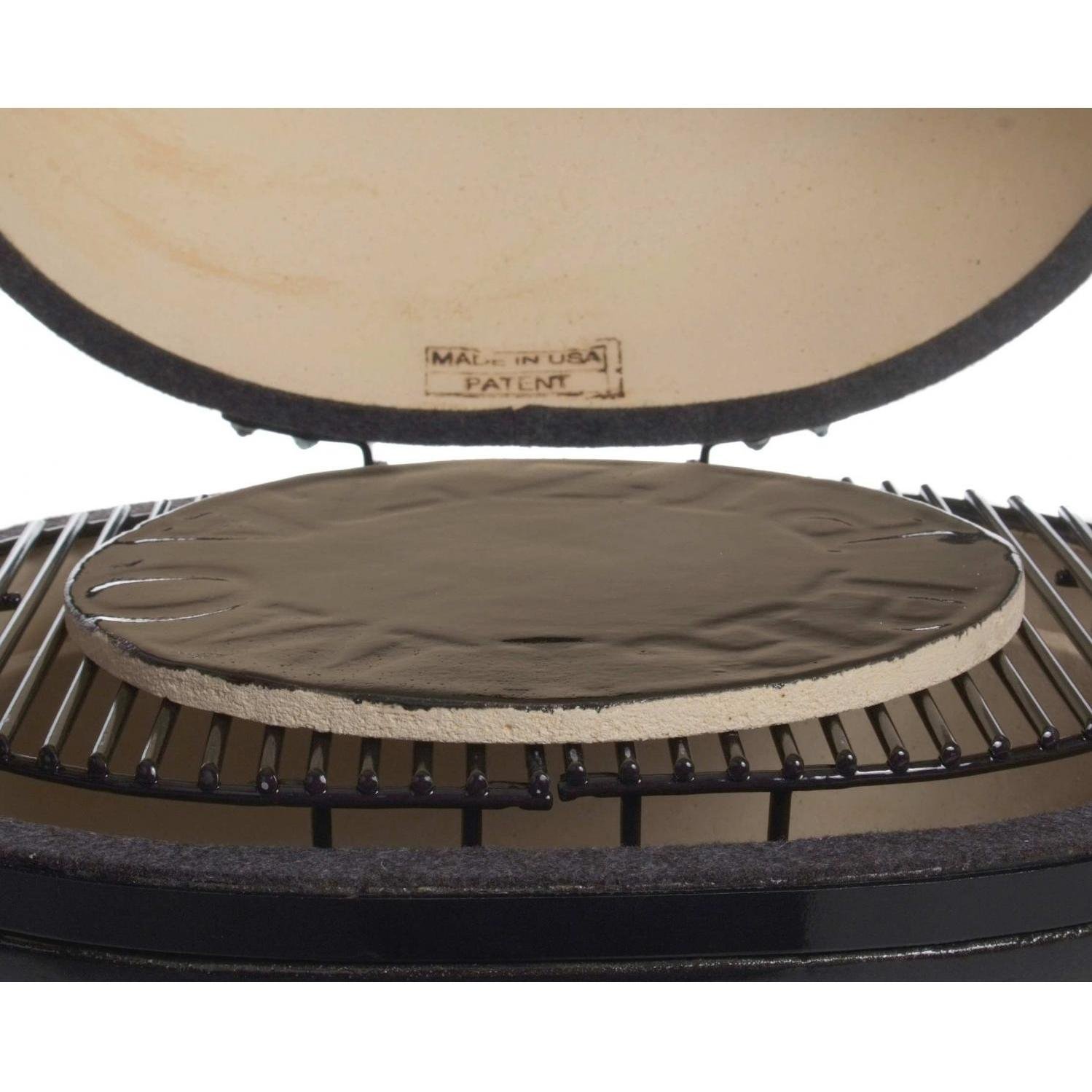 Primo 338 Porcelain Glazed Pizza Baking Stone for Primo Oval XL or Kamado Grill free image download
