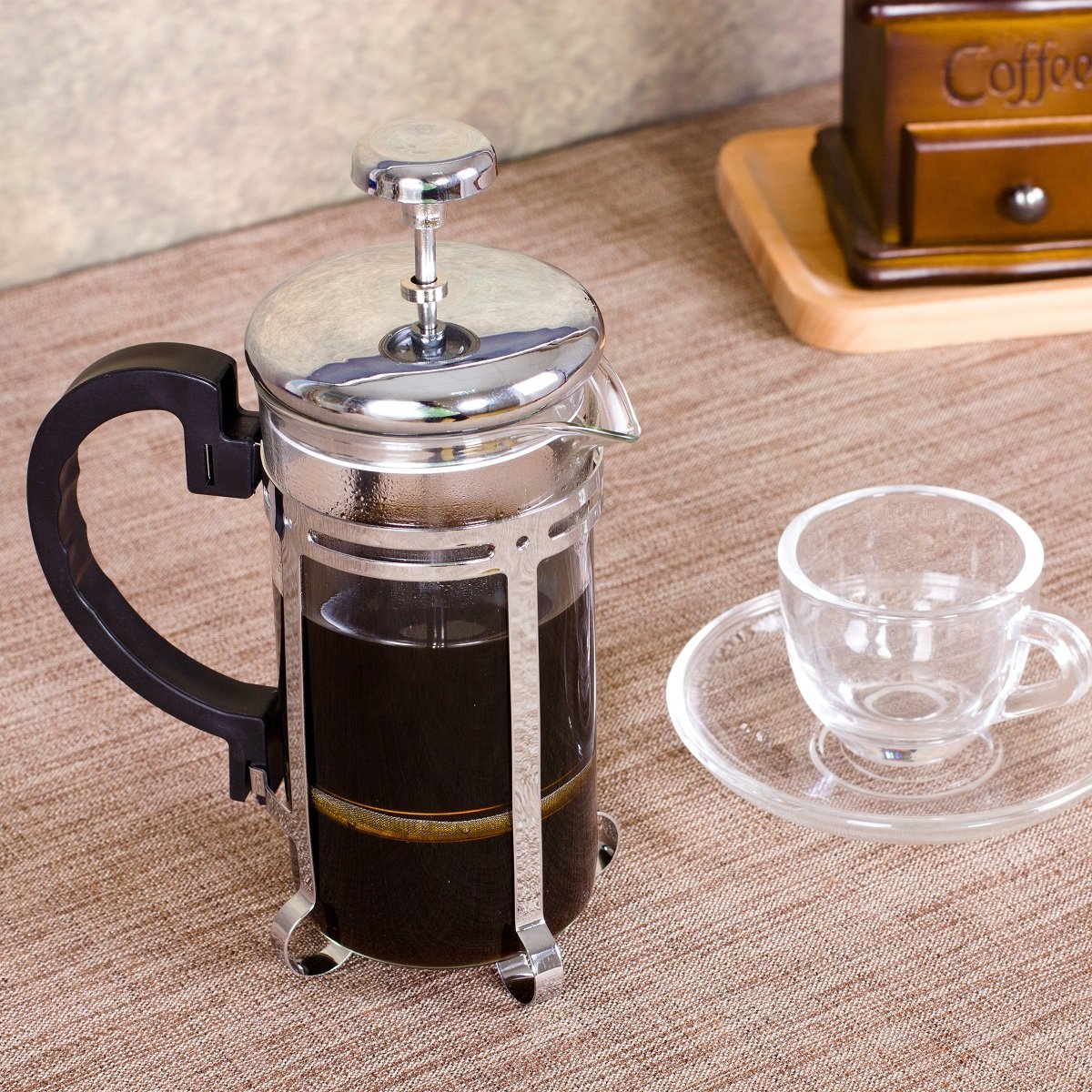 350 ML/12 Oz Portable Durable French Press Coffee Maker with Sleek