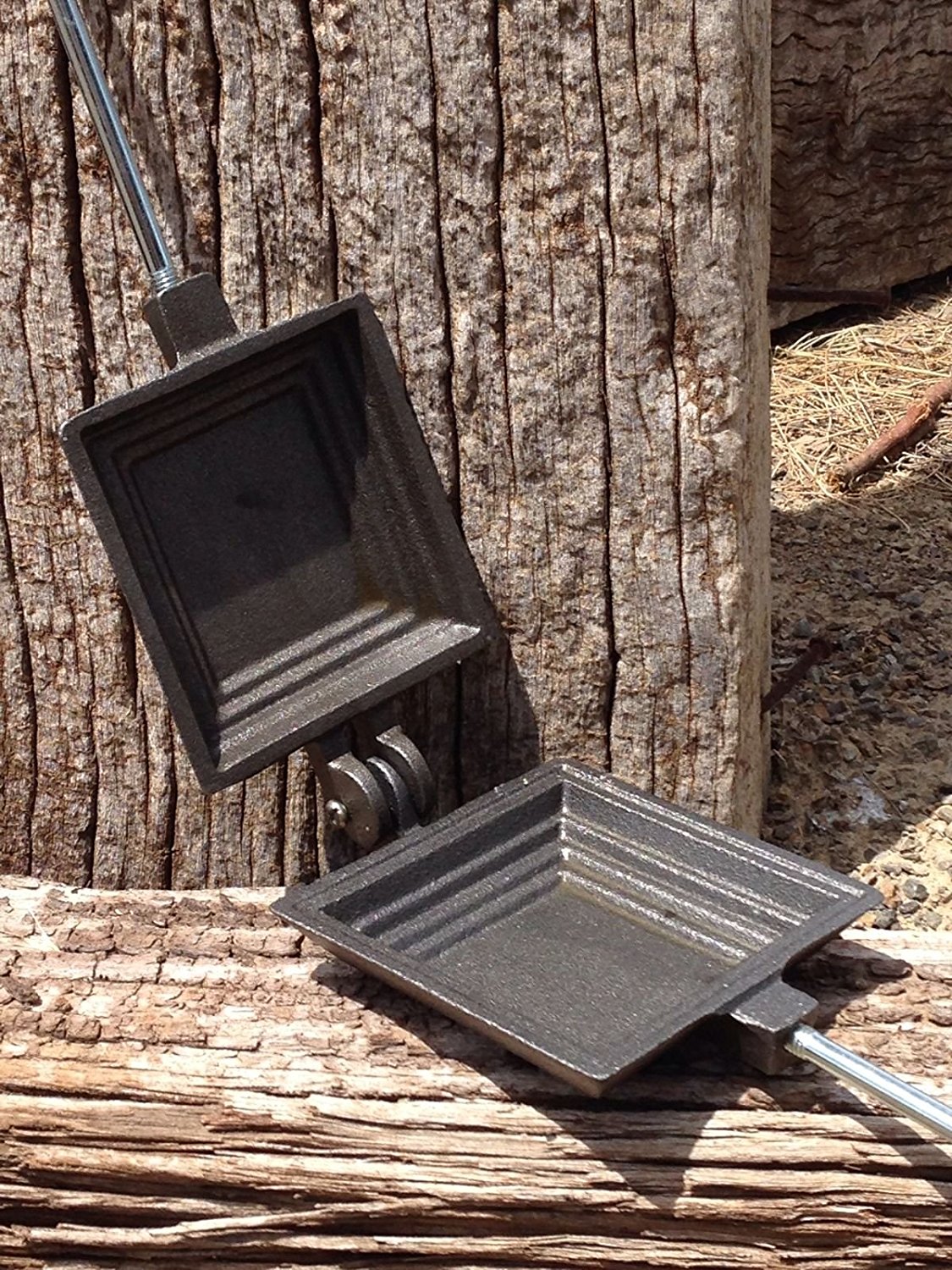 Heavy Duty Square Single Or Double Jaffle Pie Iron Sandwich Cooker N2