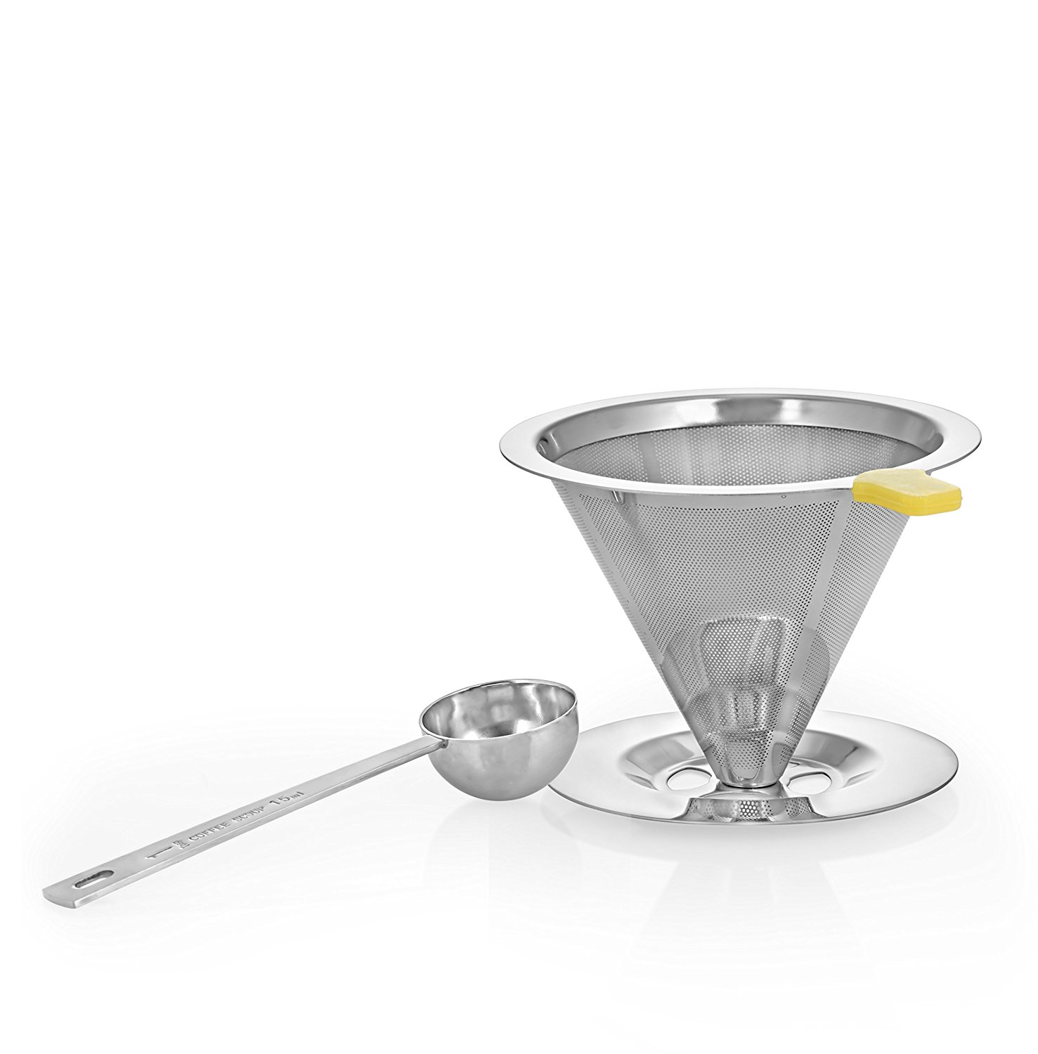 BCI Coffee Master Stainless Steel Paperless Reusable Cone Dripper