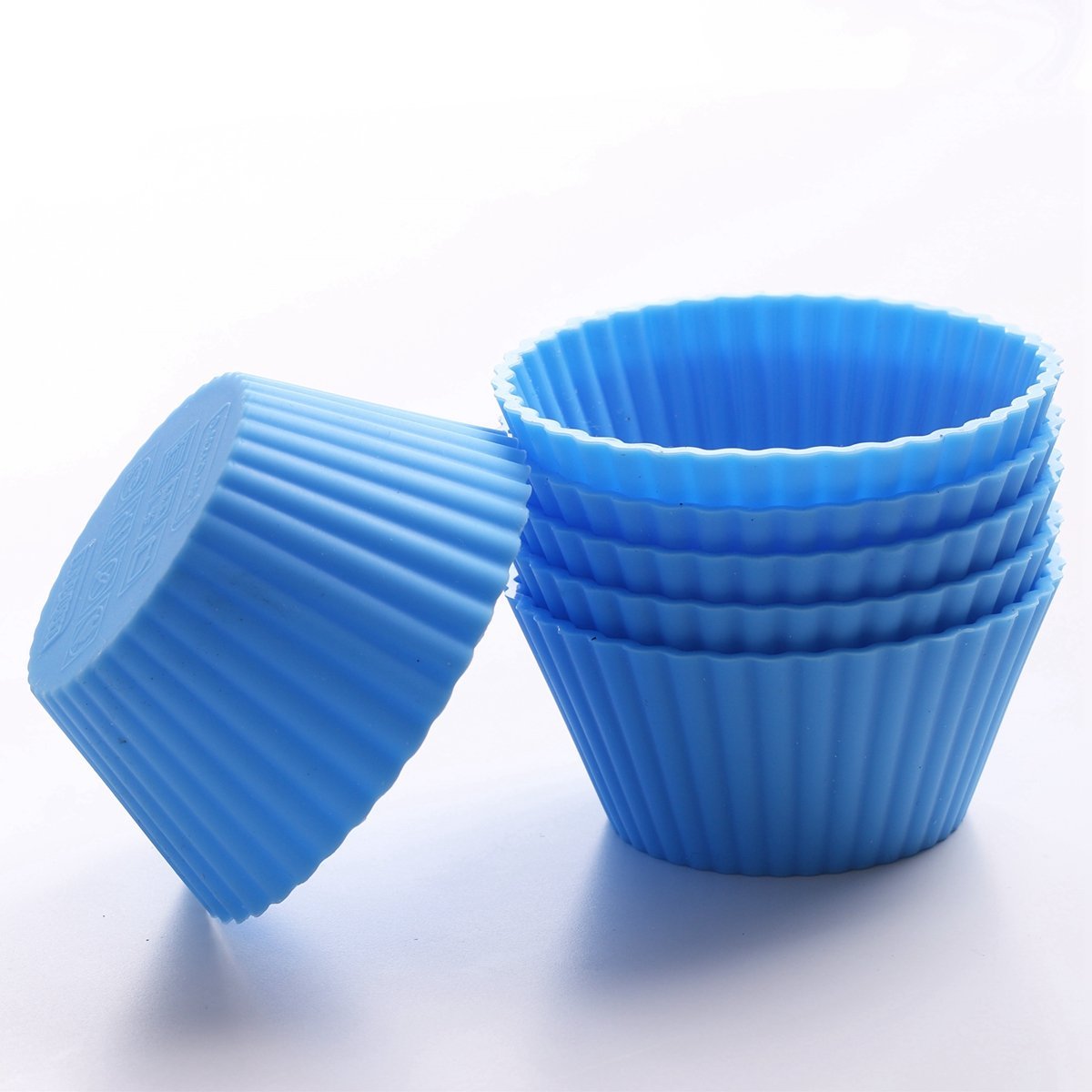 Jacobake Silicone Cupcake Liners Reusable Silicone Muffin Liners
