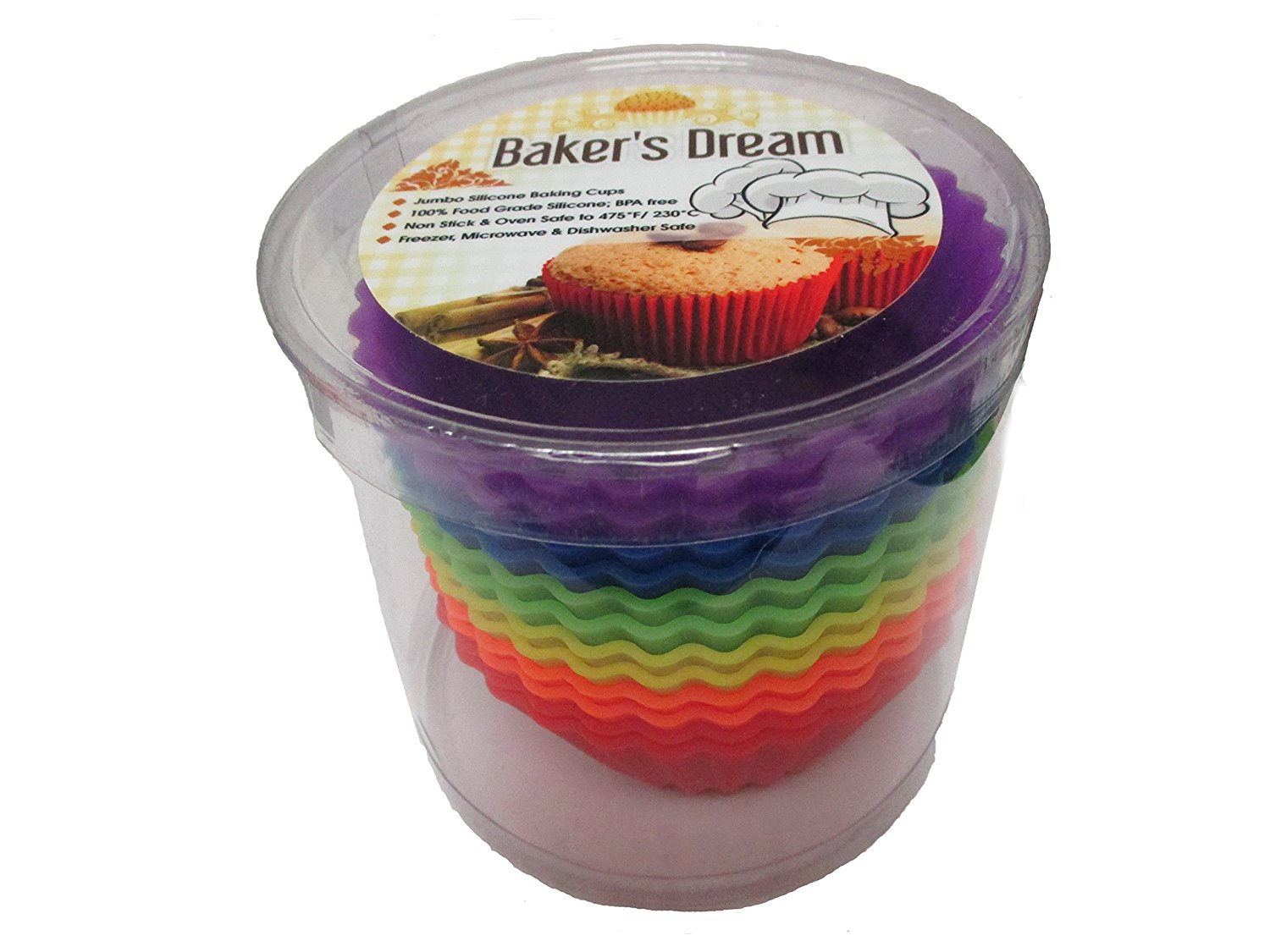 Baker's Dream Jumbo Silicone Baking Cups free image download