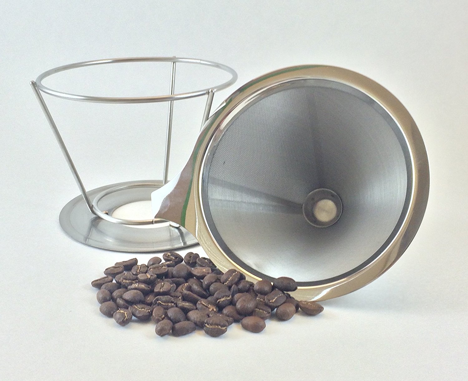 Pour Over Coffee Filter with Coffee Reusable Pour Over Coffee Maker
