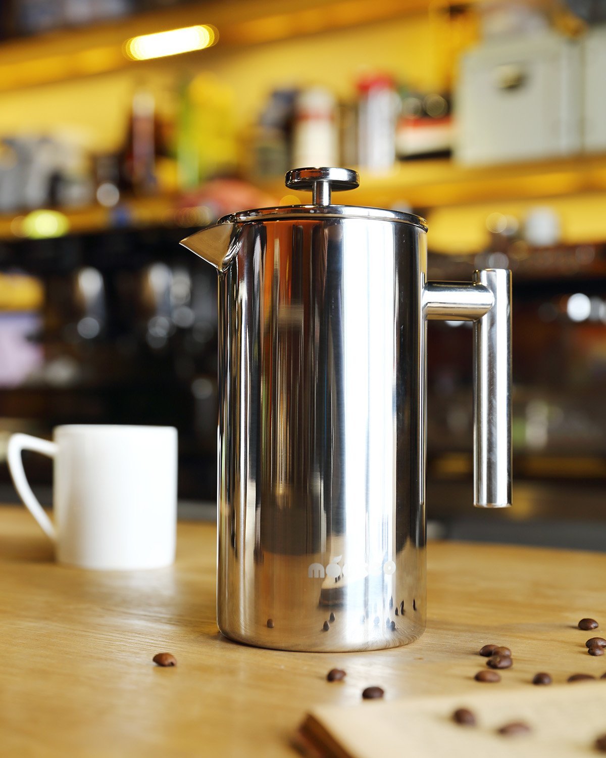 Miusco Stainless Steel Insulated Double Wall French Press Coffee Tea