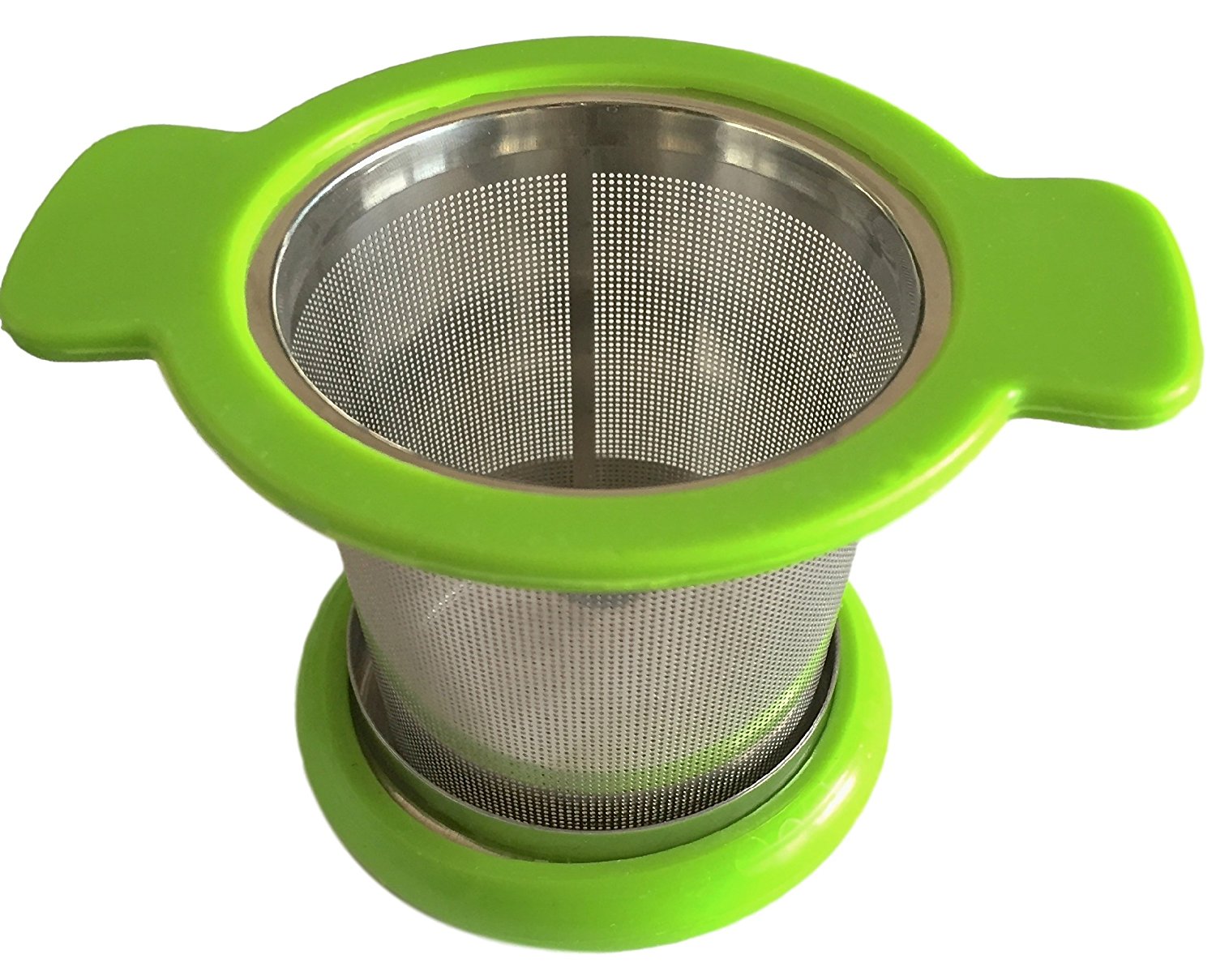 Tea Filter & Infuser For All Loose Tea, BONUS Silicone Liners Add Grip