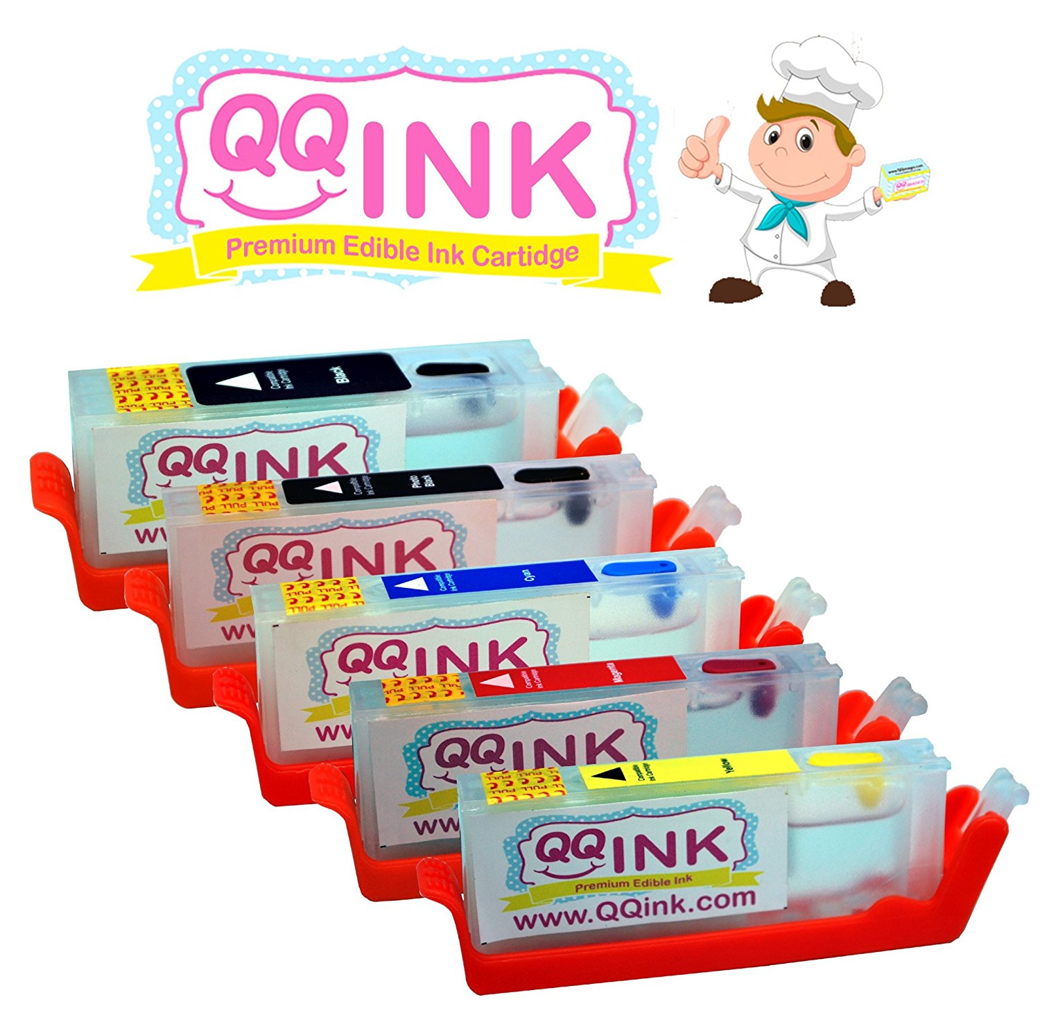 REFILLABLE Edible Cleaning Ink Cartridge Canon HiYield PGI 250 CLI