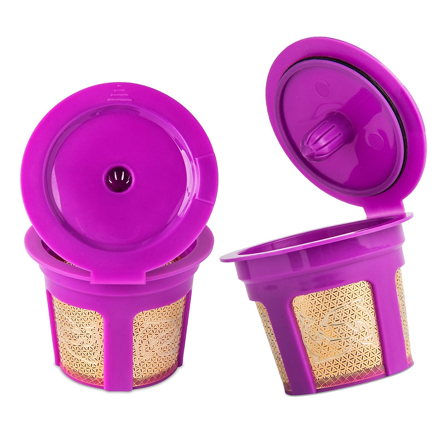 Brewneo 2 Reusable K Cup Coffee Filters for Keurig 2.0 K200, K300