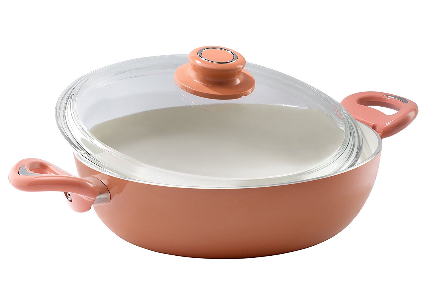 Essenso Ecotouch Lazio EnamelCoated Low Dutch Oven with Nonstick Ceramic Interior, PTFE / PFOA