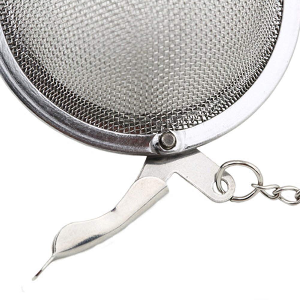 Mesh Tea Infuser Stainless Steel Strainer Ball Egg Shaped N5 free image