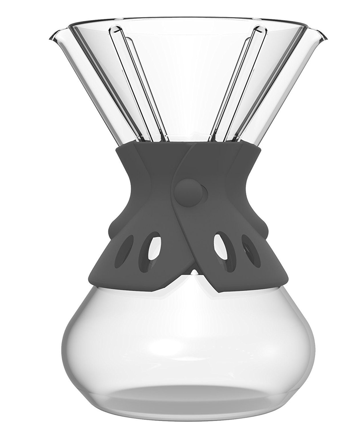 Brewista Smart Brew Pour Over Coffee Maker 3 Cup, 5 Cup, and 8 Cup Sizes Silicone Grip Handle