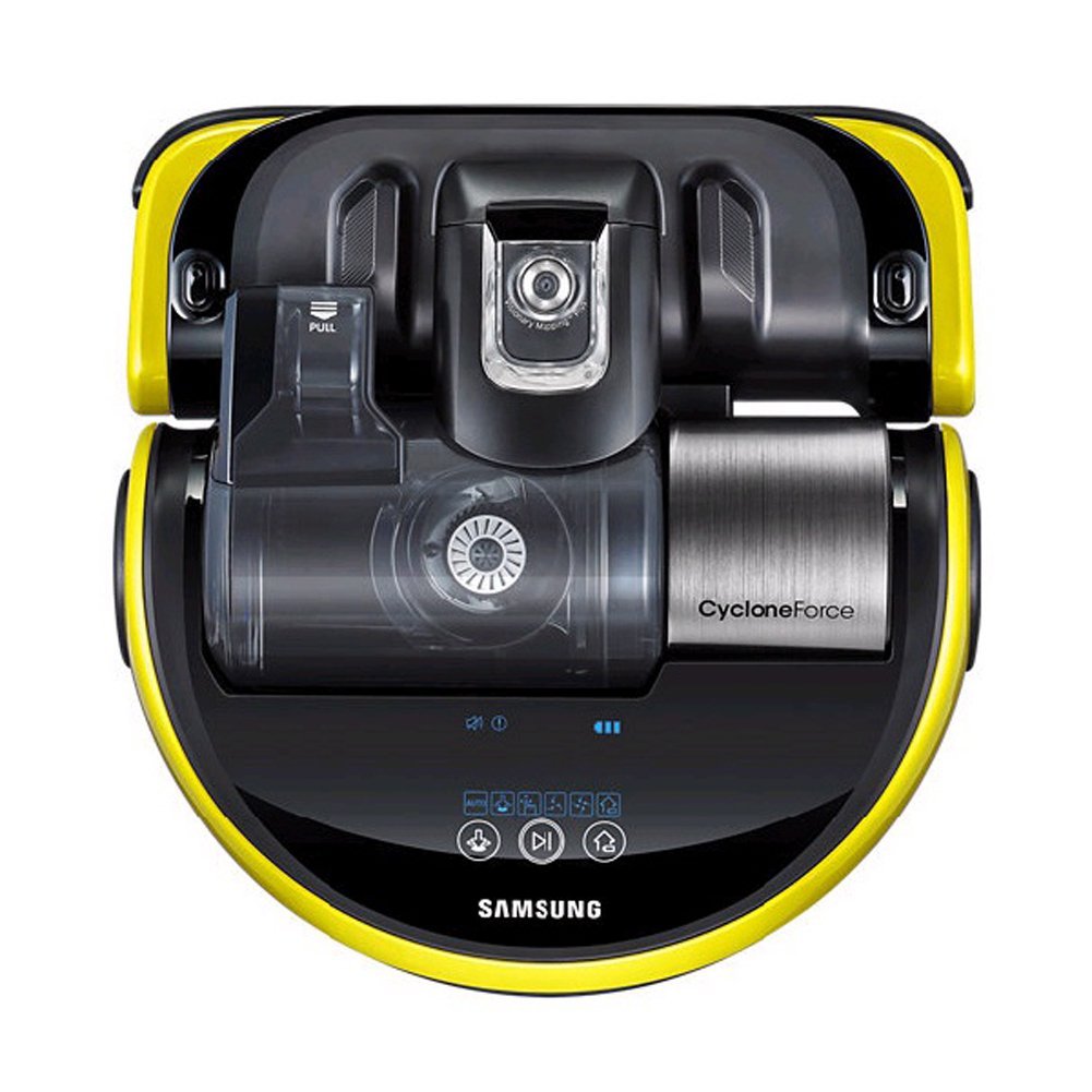Samsung Powerbot VR20J9010UY Cyclone Force Robot Vacuum Cleaner Yellow