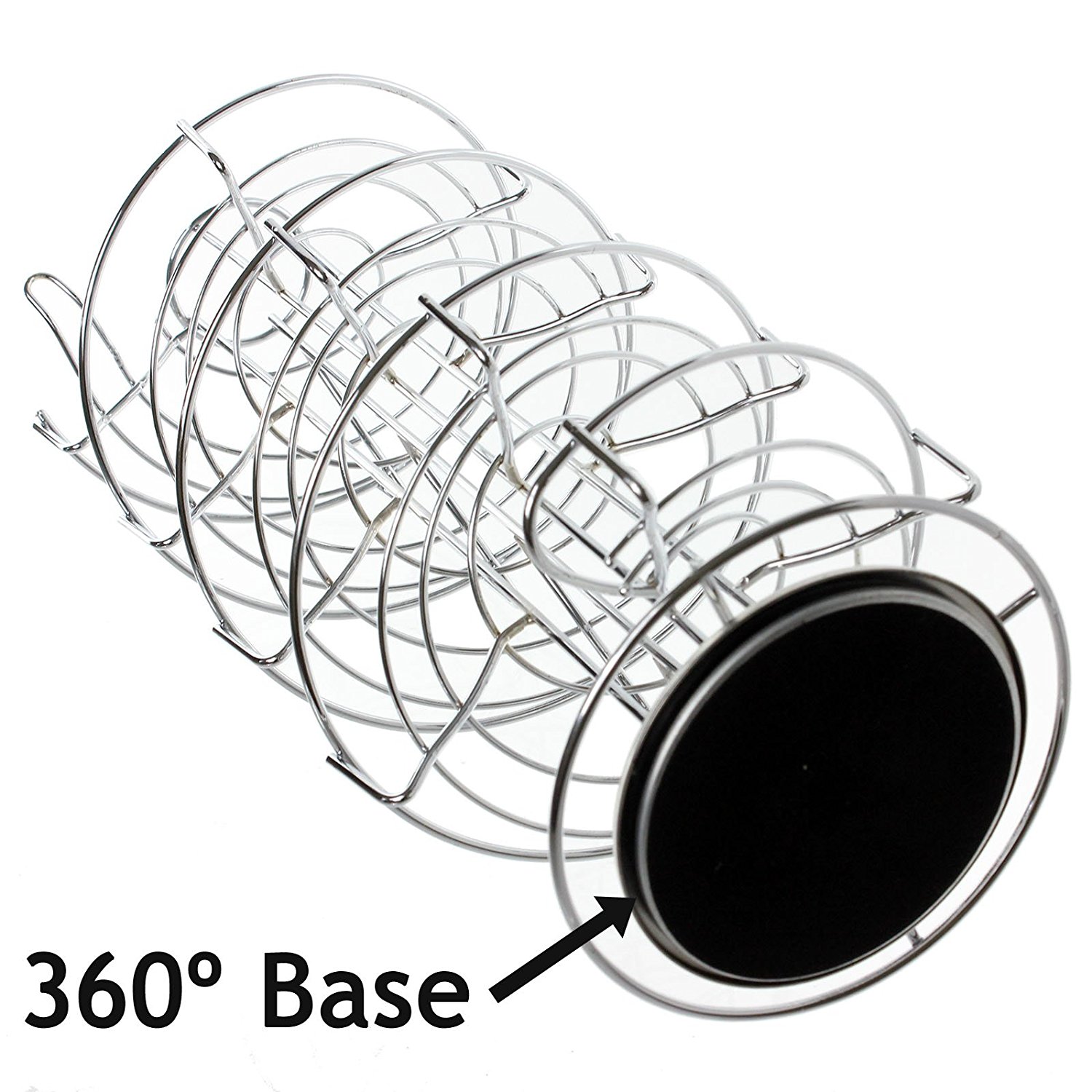 Spares2go 40 Spiral Rotating Pod Disc Holder Rack For Nespresso Coffee Machine Capsules 40