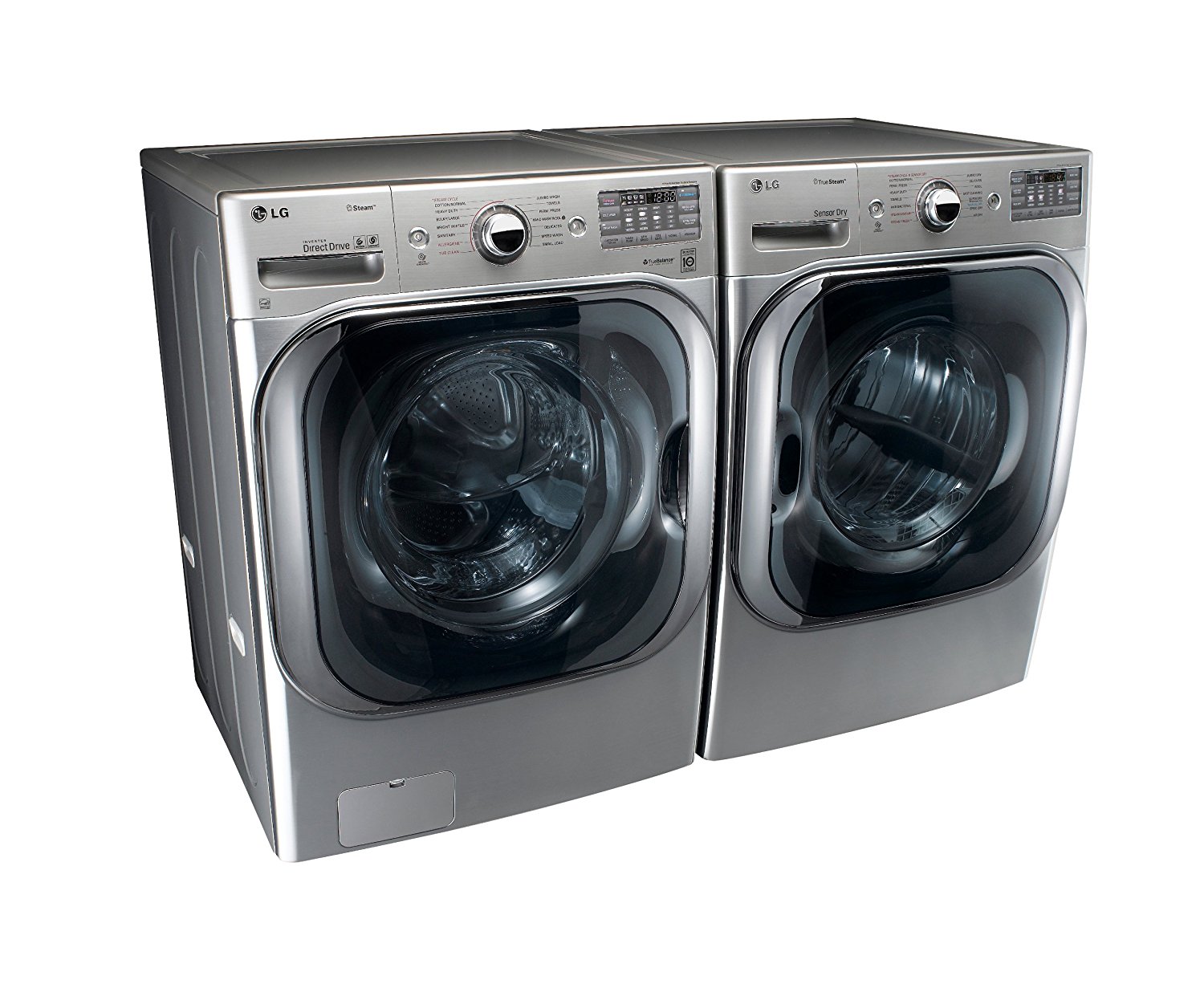 LG Titan Laundry Pair MEGA CAPACITY *Graphite Steel* Washer and GAS