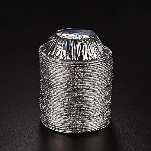 Reentryphenomenon 50X Disposable Aluminum Foil Baking Cookie Muffin