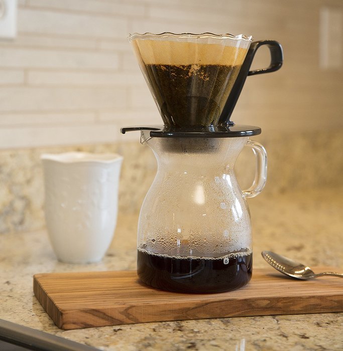 Primula Pike Pour Over Coffee Dripper and Carafe Set Borosilicate