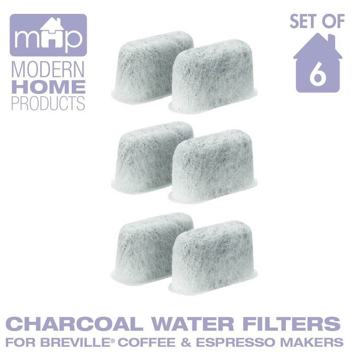 Charcoal Water Coffee & Espresso Filter Cartridges, Replaces Breville