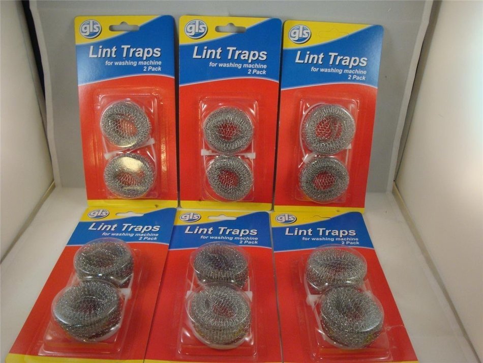 12 Lot Washing Machine Lint Traps Snare Filter Screens Aluminum Mesh W