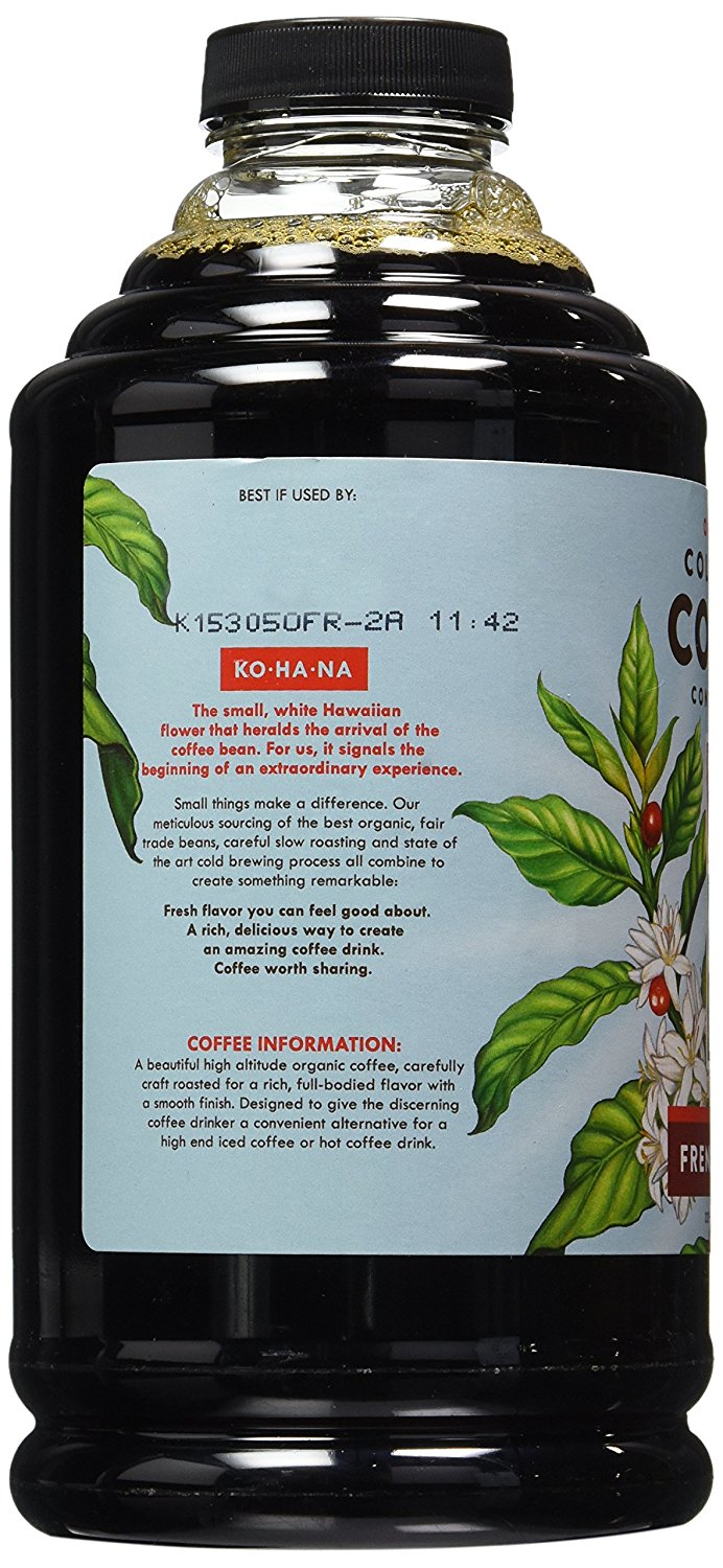 Kohana Coffee Cold Brew Coffee Concentrate, Organic Original, 32 Ounce N8 free image download