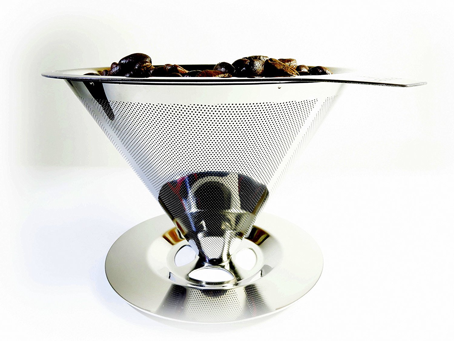 Premium Pour Over Coffee Dripper Stainless Steel Coffee Filter and